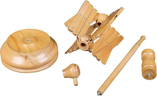 Antique Vintage Wooden Yarn Winder for Knitting || Crocheting Wool Yarn String and Fiber Ball Winder | Sunrise Wood Store (Beechwood Swift) - color: Beechwood Swift