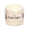 Bobilon Cotton T-Shirt Yarn 7-9 mm, Crochet & Knitting - Vanilla | 100% cotton t shirt yarn for crocheting, knitting & macrame; great for bags & baskets; new fabric, not recycled; 109 yds - color: Vanilla Limited
