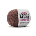 Keche Baby Cotton, 60% Cotton 40% Acrylic Yarn, Soft Cotton Yarn for Crochet and Knitting, Amigurumi Yarn 1 Skein/Ball 1.76 Oz (50g) / 180 Yrds (165m) - Cinnamon - color: CINNAMON, size: 1 SKEIN