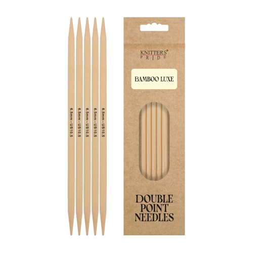 Knitter’s Pride Bamboo Luxe Double-Point Needle 8""(20cm) - US 10.5(6.5mm) - size: 6.50mm