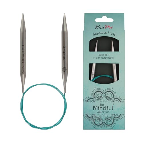 KnitPro The Mindful Collection Fixed Circular Needles 16" (40cm) | US Size 11 (8mm) - size: US 11 (8mm)