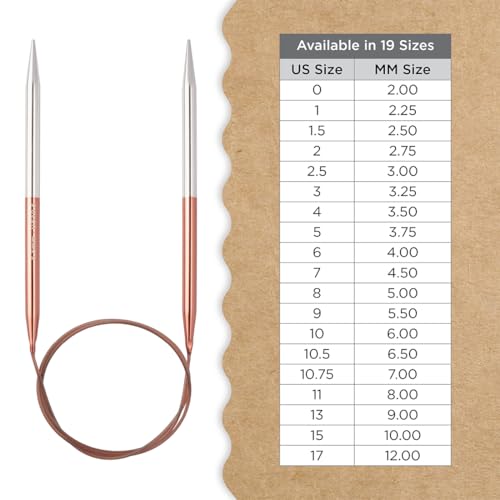 Knitter’s Pride Rosemist Fixed Circular Needles 32""(80cm) -US 10.5(6.5mm) - size: 6.50mm