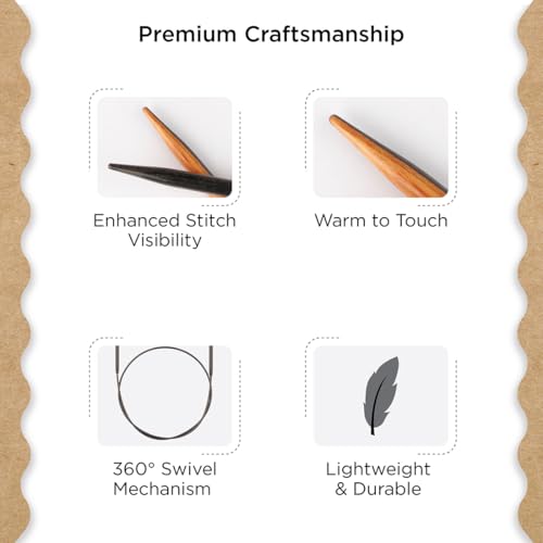 Knitter’s Pride Day & Nite Fixed Circular Needle 32""(80cm) - US 7(4.5mm) - size: 4.50mm