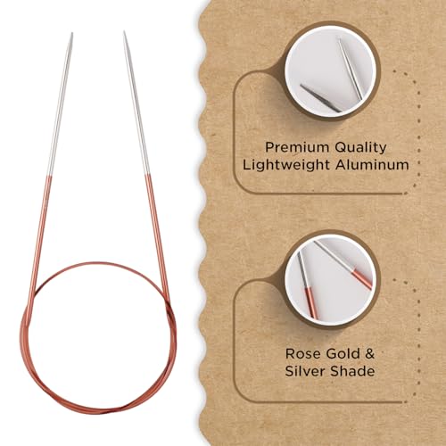 Knitter’s Pride Rosemist Fixed Circular Needles 32""(80cm) - US 2(2.75mm) - size: 2.75mm