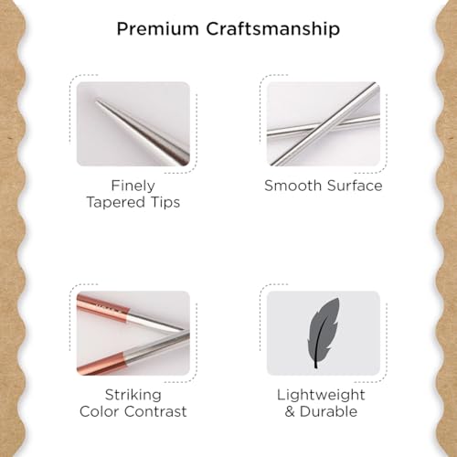 Knitter’s Pride Rosemist Fixed Circular Needles 32""(80cm) - US 9(5.5mm) - size: 5.50mm