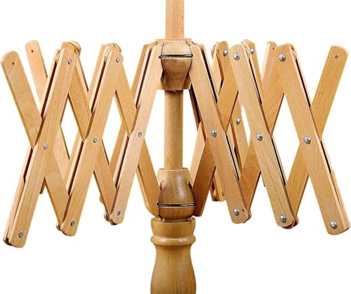 Antique Vintage Wooden Yarn Winder for Knitting || Crocheting Wool Yarn String and Fiber Ball Winder | Sunrise Wood Store (Beechwood Swift) - color: Beechwood Swift