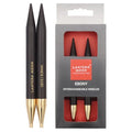 Lantern Moon Ebony Wood Interchangeable Circular Knitting Needles 5" (13cm) | US Size 13 (9mm) - size: US 13 (9mm)