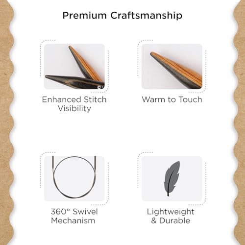 Knitter’s Pride Day & Nite Fixed Circular Needle 16""(40cm) - US 10.5(6.5mm) - size: 6.50mm