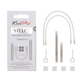 KnitPro Stelo Petite Interchangeable Needle Combo Set 2" (5cm) & 3" (7.5cm) | US 1.5 (2.5mm) - size: US Size 1.5 (2.5mm)