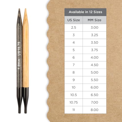 Knitter’s Pride Day & Nite Interchangeable Needle 4""(10cm) - US 10.75(7mm) - size: 7.00mm