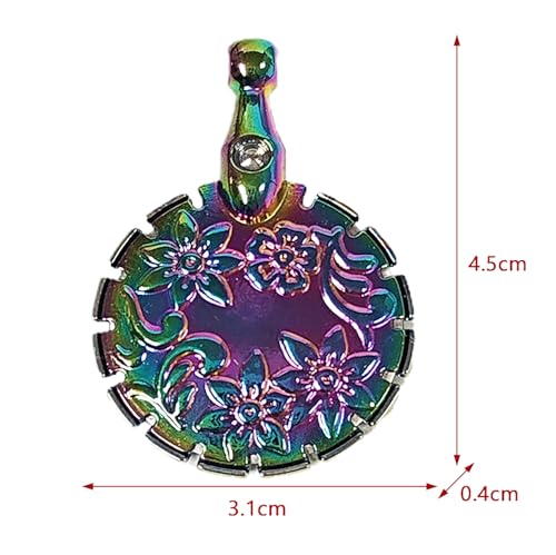 2PCS Yarn Scissors Pendant Colorful Metal Thread Trimmers with Vintage Style Yarn Cutter 1.15x1.65 Inches for DIY Sewing Tools