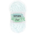 Estako Fur, 100% Polyester Faux Fur Yarn, Super Chunky Fluffy, Alice Blue | soft, furry, fuzzy, plush, 100 g, 71 yds, teddy bears, pom poms, amigurumi, 8-10 mm needles - color: 40552 - Alice Blue, size: 1 Skein