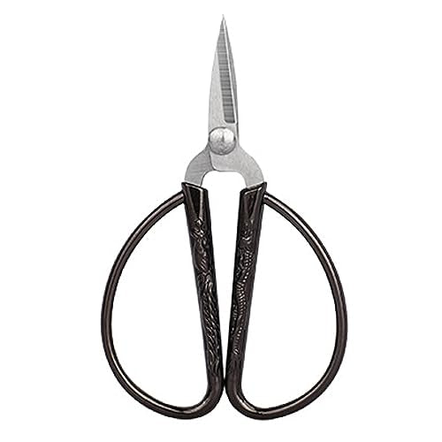 3.3-inch Small Sewing Embroidery Scissors, Stainless Steel Little Scissors Sharp Tip Detail Shears for Sewing Crafting, Art Work, Cross Stitch Cutting, Handcraft, Needlework DIY Tools Black - color: Black