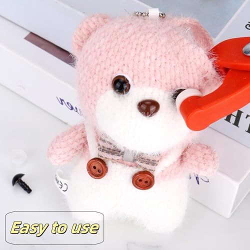 2 Pcs Safety Eye Tool for Crocheting Auxiliary Tool for 5-30mm Stuffed Animals Safety Eyes Making Supplies