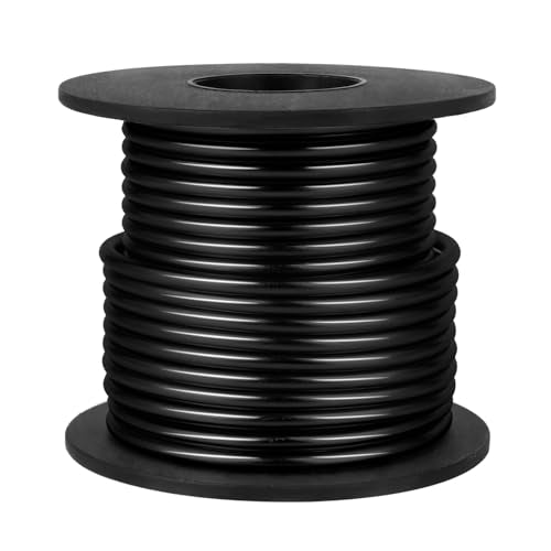 8 Gauge Aluminum Wire for Craft 32.8FT Black Bendable Aluminum Wire Bulk | 3mm Flexible Aluminum Armature Crafting Wire Roll for Sculpting DIY Jewelry Making - color: Black, size: 8 Gauge