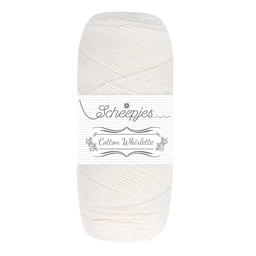 Scheepjes Cotton Whirlette 100 g (3.5 oz) Ball 804 Cream - color: Ecru
