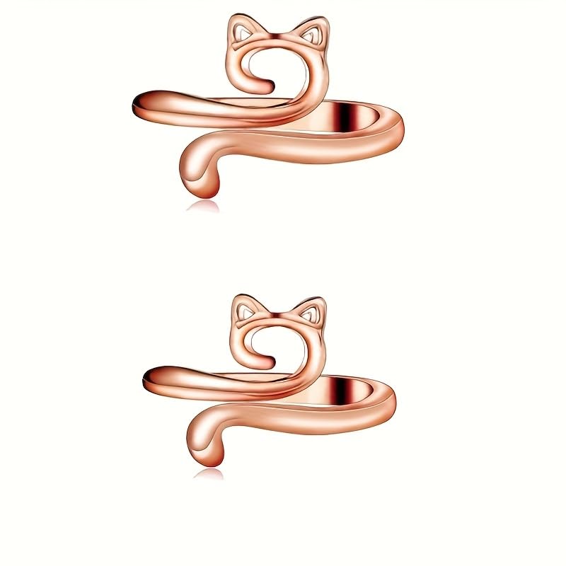 4Pcs Crochet Rings for Crocheting Adjustable Crochet Tension Ring for Finger Cat Yarn Guide Ring Knitting Crochet Accessories for Crochet Mother Grandma Gifts (Silver/Pink/Black/Rose Gold) - color: Silver / Pink / Black / Rose Gold