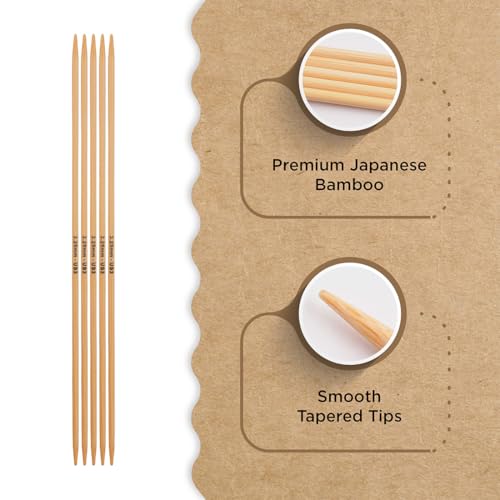 Knitter’s Pride Bamboo Luxe Double-Point Needle 8""(20cm) - US 3(3.25mm) - size: 3.25mm