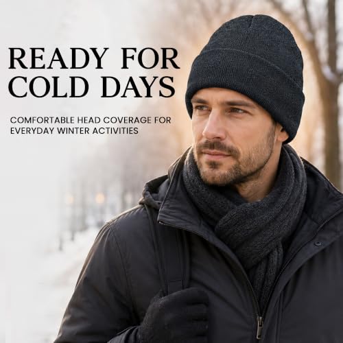 Yacht & Smith Wholesale Beanie and Glove Winter Bulk Kit, Kids Adults Bulk Sets, Homeless Donation Shelters - color: 12 Packs Adult Assorted Solid Beanies