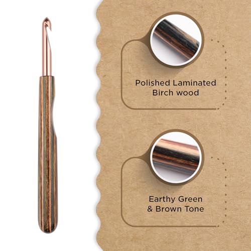 Knitter’s Pride Terra Single-Ended Crochet Hook 7mm - size: 7.00mm