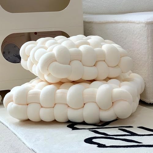 Velvet Chunky Yarn Bulky Giant Arm Knitting Yarn, Super Soft Tubular Weight Jumbo Y arn,DIY Crochet Hand Knitting Thick Yar n for Blanket,Pet Bed, Rugs Pillow,Handbag(2.2lb-White) - color: White, size: 2.2lb