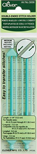 Clover 3006 Double-Ended Stitch Holder, Medium - size: Medium