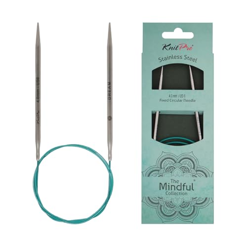 KnitPro The Mindful Collection Fixed Circular Needles 32" (80cm) | US Size 6 (4mm) - size: US 6 (4mm)