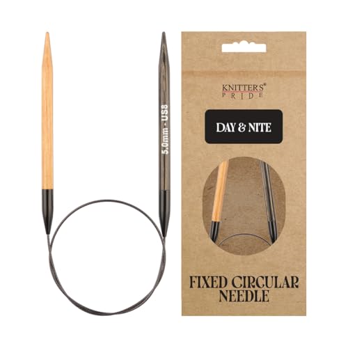 Knitter’s Pride Day & Nite Fixed Circular Needle 32""(80cm) - US 8(5mm) - size: 5.00mm