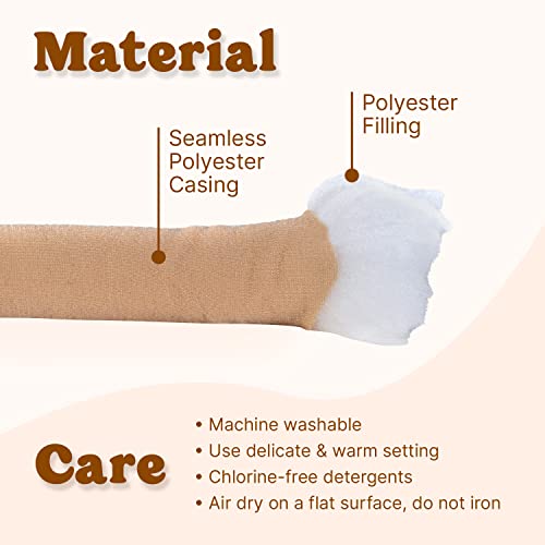 2.2 LBS of Soft Polyester Bulky Yarn for Hand Knitting | Blanket, Pillow, Handbag, Khaki, 41.5 Yards, Arm Knitting Yarn for Chunky Braided Knot Throw Blanket, Weave Craft Crochet - color: Khaki (Polyester)