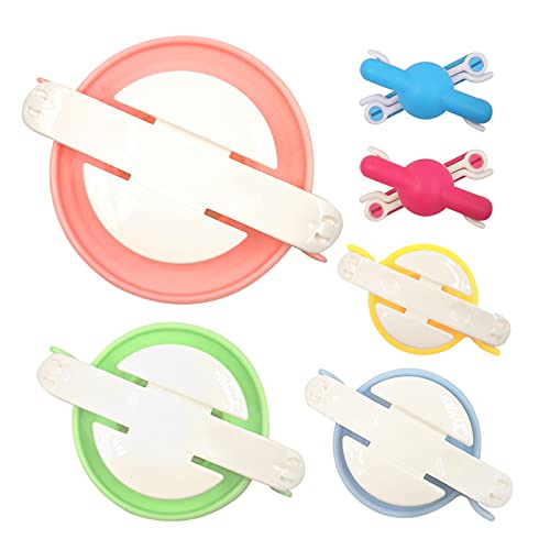 Hand U Journey Pom-Pom Maker 6 Sizes Pompom Maker Tool Set for Fluff Ball Weave DIY Wool Yarn Knitting Craft Project for