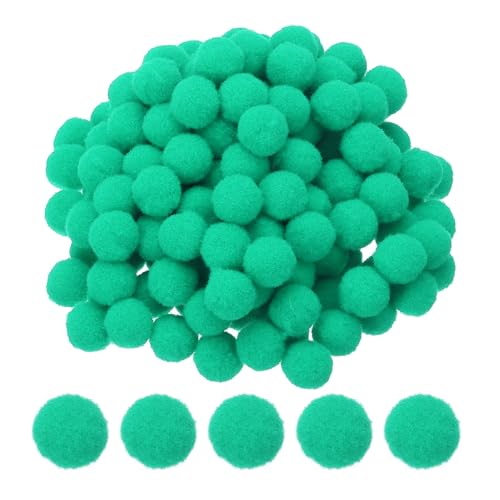 PATIKIL 0.6inch Pom Poms for Crafts, 500pcs Small Pompoms for Crafts Mini Puff Balls Bulk High Elasticity Fuzzy Balls for Hats Christmas Art DIY, Cyan - color: Cyan, size: 0.6inch
