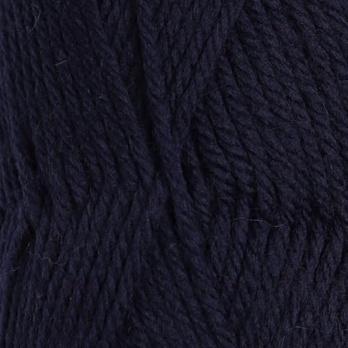 100% Superwash Wool Yarn 3 Skeins 150g DK Weight Knitting Crochet Navy Blue | Sourced from Peru for breathable warmth and 327yd total length per 150g pack ideal for soft baby garments hats and sweater - color: Navy Blue
