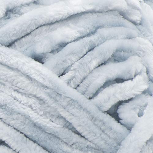 Bernat Velvet Yarn, Softened Blue - color: Softned Blue, size: 1 Pack, style: Velvet