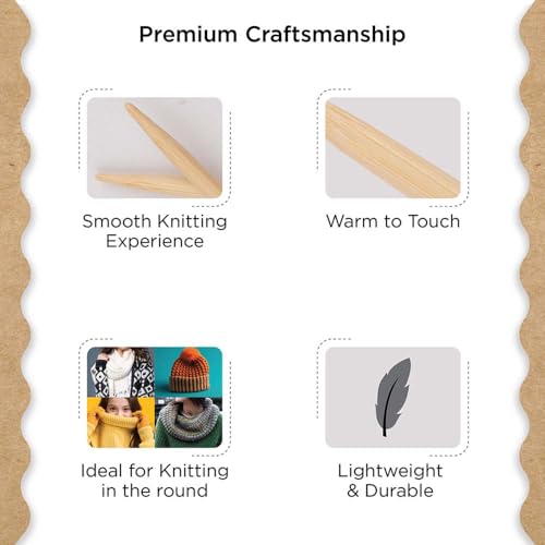 Knitter’s Pride Bamboo Luxe Fixed Circular Needle 32""(80cm) - US 6(4mm) - size: 4.00mm