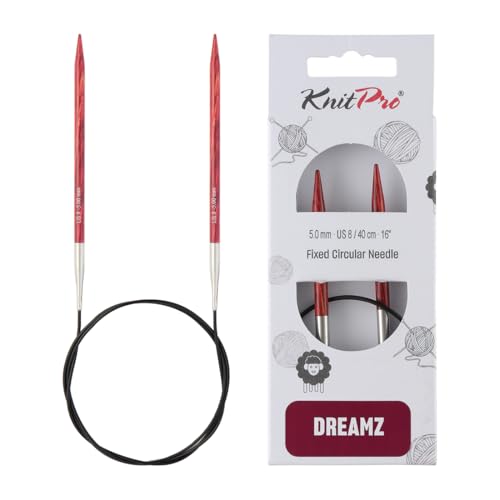 KnitPro Dreamz Fixed Circular Needles 16" (40cm) | US Size 8 (5mm) - size: US 8 (5mm)