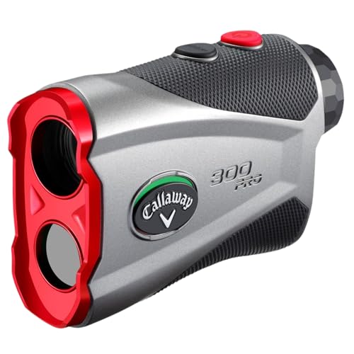 Callaway 300 Pro Golf Laser Rangefinder (with External Slope Switch) - color: Red