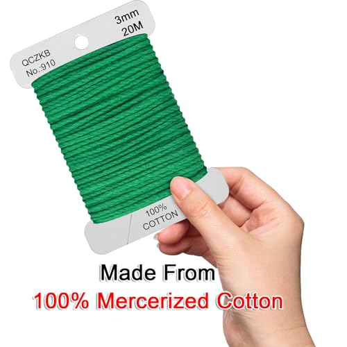 Classic Crochet Thread Yarn 100% Pure Cotton Thread,Col No: 910,Dark Emerald Green - color: Dark Emerald Green