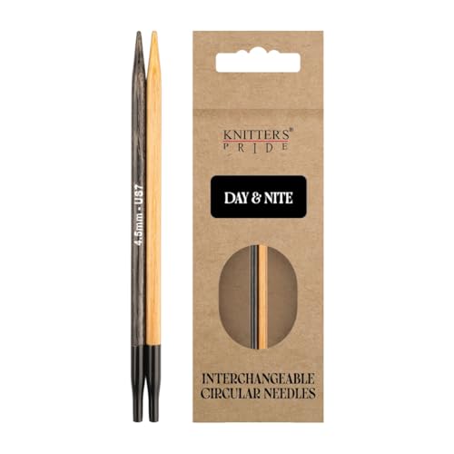 Knitter’s Pride Day & Nite Interchangeable Needle 5""(13cm) - US 7(4.5mm) - size: 4.50mm