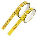 2Pcs Steel Self-Adhesive Measuring Tape, Imperial & Metric Tape Measure Sticker Ruler, Left to Right and Right to Left Stick on Tape Measure for Workbench, Woodworking, Saw & Drafting, 100cm/39Inch - size: 1m