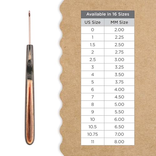 Knitter’s Pride Terra Single-Ended Crochet Hook US 7(4.5mm) - size: 4.50mm