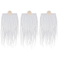 GORGECRAFT 6 Pieces Gnome Beard Unfinished Wooden Balls Braids Dwarf Beard Kit Faux Fur Beard Hair Set for DIY Handmade Gnome Sewing Craft Patches Easter Christmas Party Supplies, White - color: 3pcs White Gnome Beard+3pcs Beads