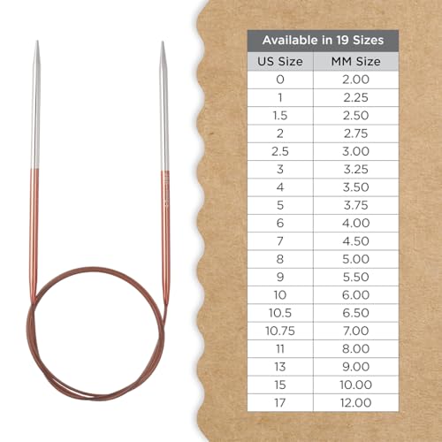 Knitter’s Pride Rosemist Fixed Circular Needles 32""(80cm) - US 7(4.5mm) - size: 4.50mm