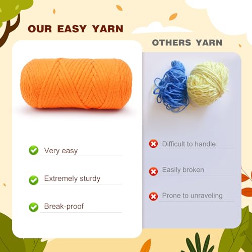 Crochet Kit for Beginners - 2 PCS Fox Crochet Kits with Step-by-Step Video Tutorials, Beginner Crochet Kit for Adults, Crochet Animal Kit, Crochet Fox Set - color: Orange Red Fox Set