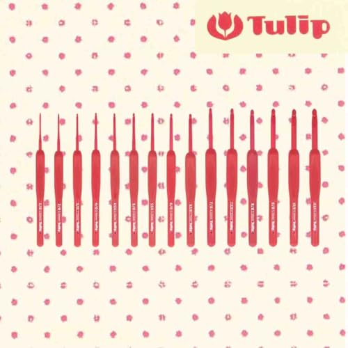 Tulip Etimo Red Crochet Hook Soft-Grip 2.75mm 1pc - color: Red, size: 2.75mm