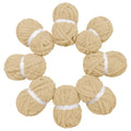 Chunky Yarn for Hand Knitting, Soft Jumbo Chenille Yarn, 8 Pack | Khaki,Bulky Fluffy Yarn for Crocheting Blankets, Scarves & DIY Crafts, 28 Yards, 8 Ounces Each - color: Khaki