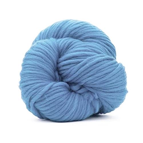 Revolution Fibers | Premium Super Bulky Merino Wool | 100-Grams Chunky Weight, Thick Wool for Knitting, Crochet, Baby Blanket, Dyed, Felting, Weaving, Dream Blue - color: Dream (Blue)