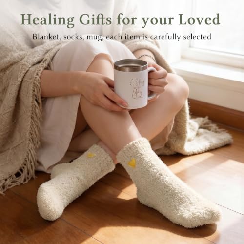 Get Well Gifts for Women After Surgery, Sending Sunshine Relaxing Gift Baskets for Mom Women Her Best Friend Wife Daughter Birthday Gifts Self Care Kit, Get Well Soon Spa Basket Care Package - color: Camel