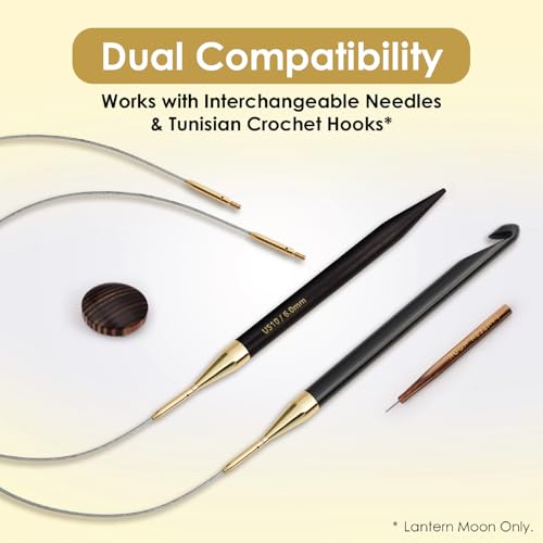 Lantern Moon Nylon Coated Stainless Steel Fixed Cords | 8"/20cm (to Make 16"/40cm IC Needle) - size: 8" cable to make 16" IC needle