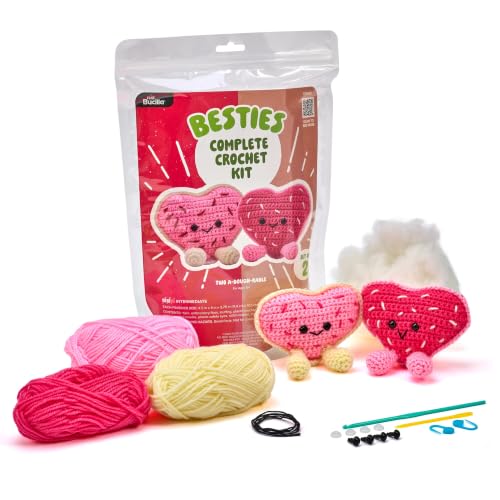Bucilla, Complete Crochet Kit for Beginners, Amigurumi Besties, A-Dough-Rable - color: A-Dough-Rable