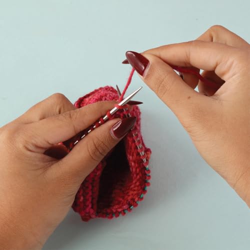 KnitPro Stelo Petite Interchangeable Needle Combo Set 2" (5cm) & 3" (7.5cm) | US 1.5 (2.5mm) - size: US Size 1.5 (2.5mm)